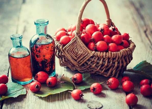 Hawthorn vaisiai, kad padidintumėte narį